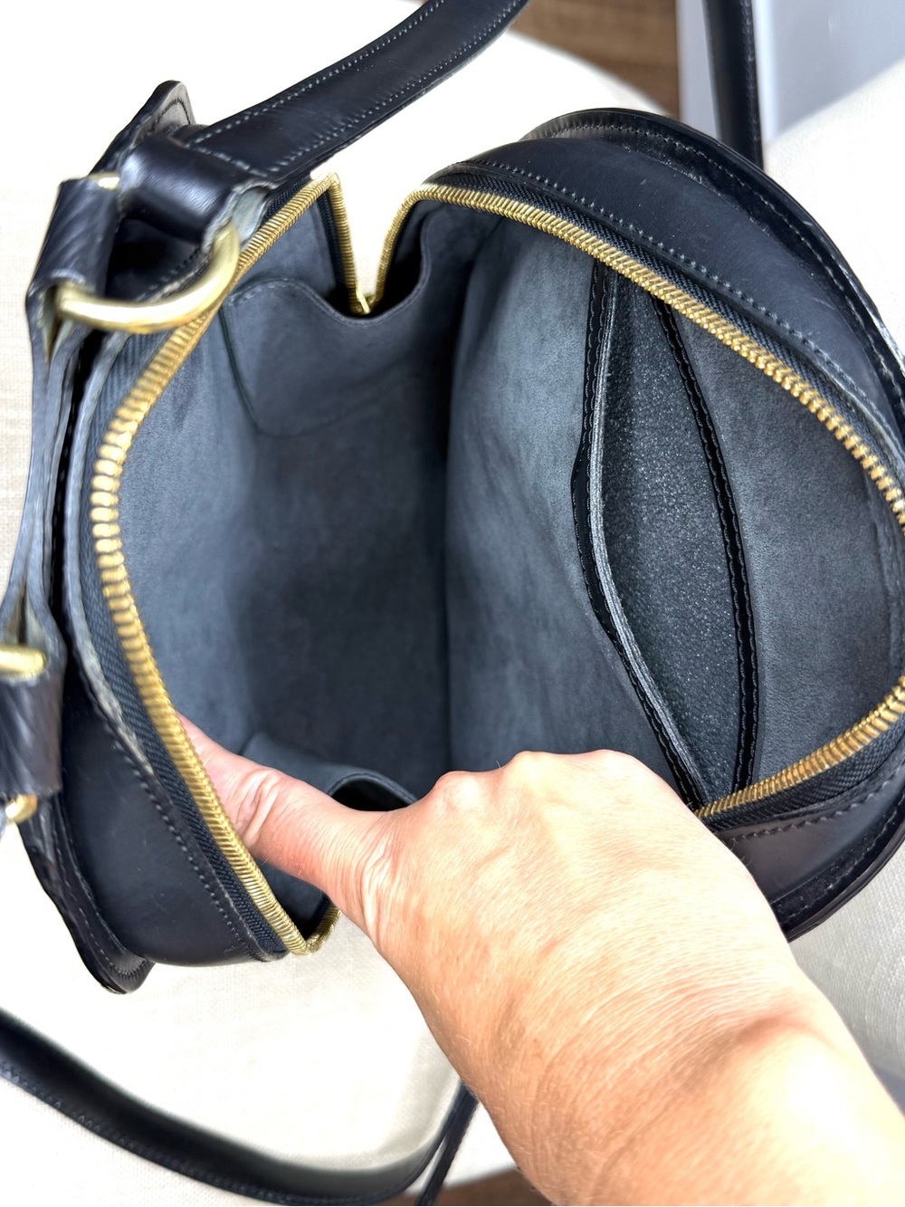 Authentic Louis Vuitton Mabillon back pack black Epi leather M52232 - Picture 13 of 16